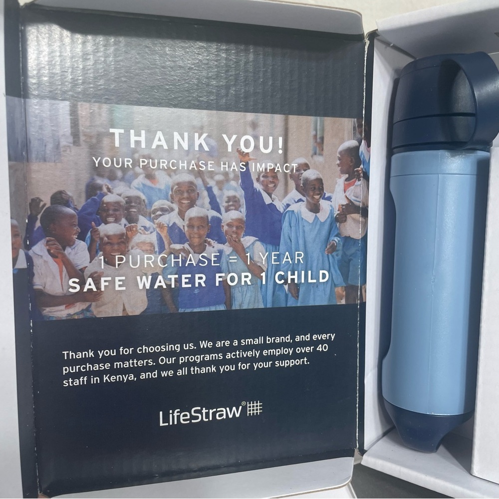 LifeStraw Peak Series Solo Water Filter New Box Camping Hiking Life Straw NIB - Picture 3 of 12